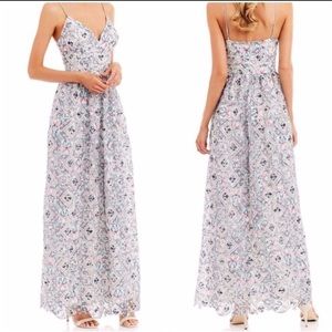 New Nicole Miller Lace Long Dress